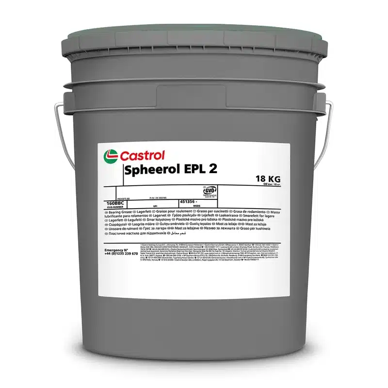 Castrol Spheerol EPL 2 Grease Lubricant - 18kg