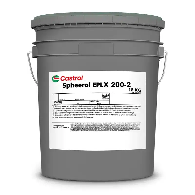 Castrol Spheerol EPLx 200-2 Grease Lubricant - 18kg