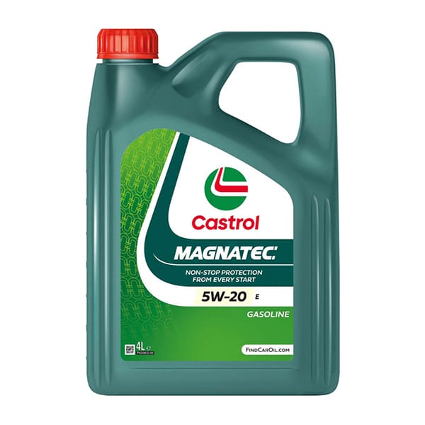 Castrol Magnatec 5w-20 E Synthetic Engine Oil with Dualock technology.