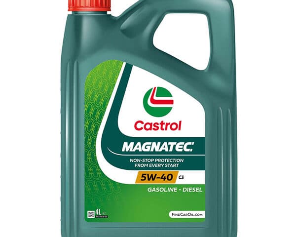 Castrol Magnatec 5w-40 C3 Synthetic Engine Oil with Dualock technology.