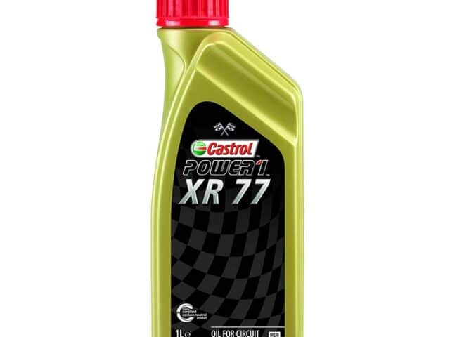 Castrol Power 1 XR77 Racing Circuit 2-stroke engine oil. Suitable for all 2 stroke racing engines like motorcycle and go-cart
