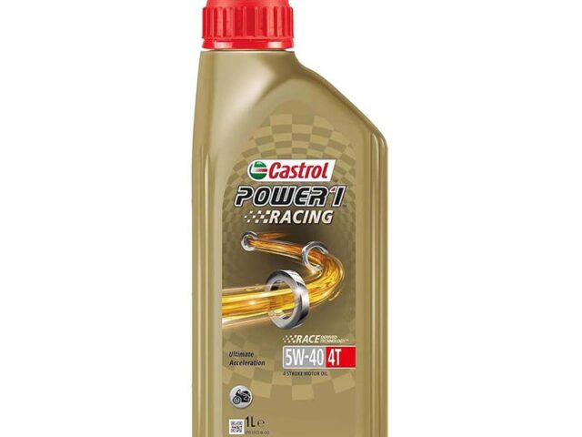 Buy Castrol Power 1 Racing 5w-40 4-stroke motorcycle engine oil.