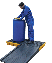 Spill Pallets and Workfloors - For Bunded Storage of 200L Drums and Small Containers