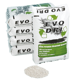 EVO Recycled EVO DRI Loose Absorbent - 100% Recycled Gypsum Granules