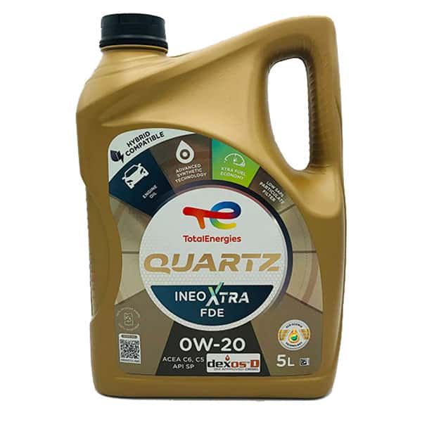 Total Energies Quartz Ineo Xtra FDE 0w-20 Synthetic Engine Oil Lubricant 5 Litre