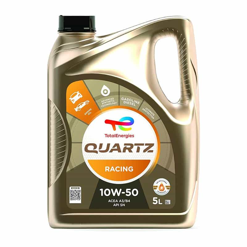 Total Energies Quartz Racing 10w-50 Synthetic Engine Oil 5 Litres