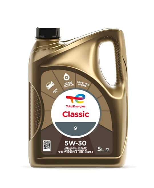 Total CLASSIC 9 5W-30 Enhanced anti-wear engine oil