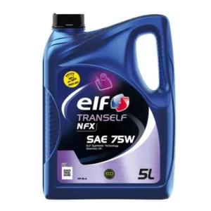 Elf Tranself NFX SAE 75W Synthetic Transmission Gearbox Oil Lubricant 5l bottle