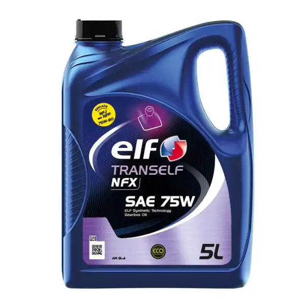 Elf Tranself NFX SAE 75W Synthetic Transmission Gearbox Oil Lubricant
