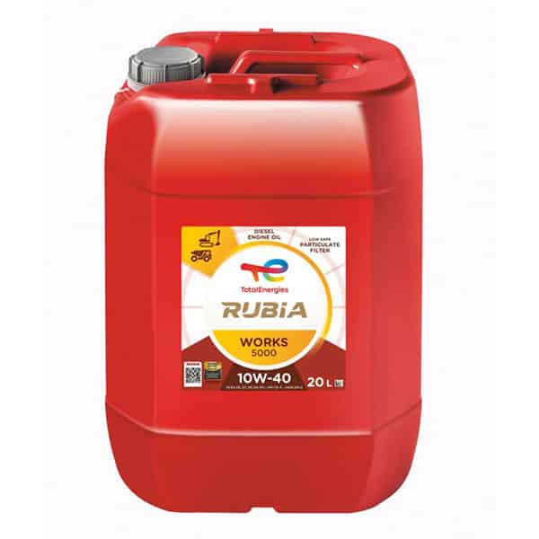 Total Rubia Works 5000 10w-40 heavy-duty diesel oil