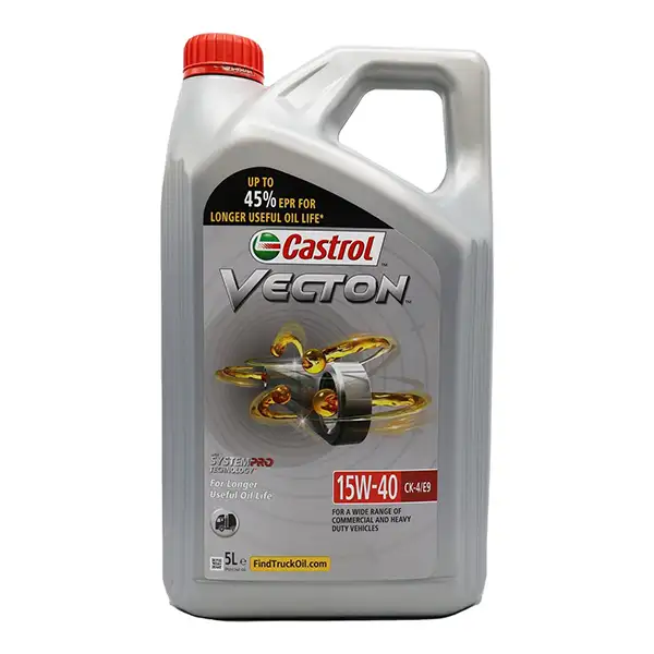 Castrol Vecton 15w-40 CK-4 E9 For Longer Oil Life - 5l