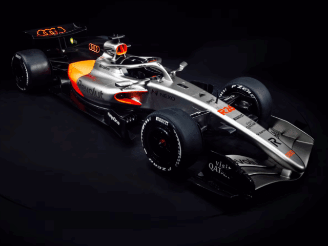 Audi F1 Team Livery - Castrol Sponsor Side Image