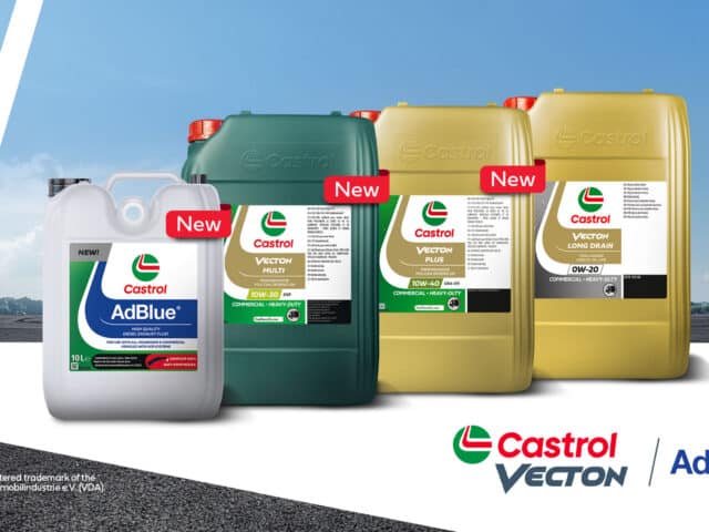 New Castrol Commercial Vehicle Fluid Range. Long Drain, Plus. Multi, Transmax, and AdBlue ranges.