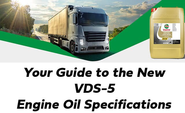 VDS-5 Volvo Commercial Vehicle Engine Oil Specifications Banner