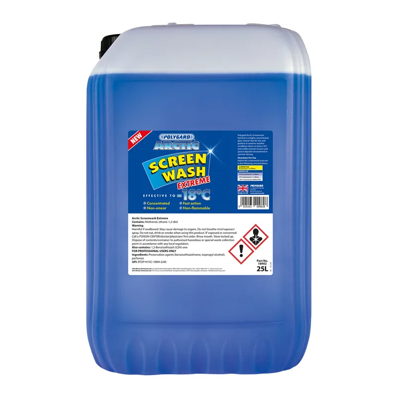 Polygard Screenwash -18c - 25L - Front
